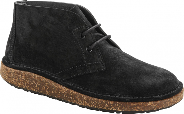 MILTON LEVE (Shoes-Milton-Suede Leather-Black)